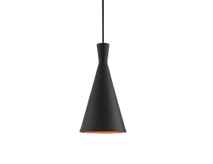 Lexton Antique Black Metal Cone Pendant Light – Bedroom & Kitchen Ceiling Lamp