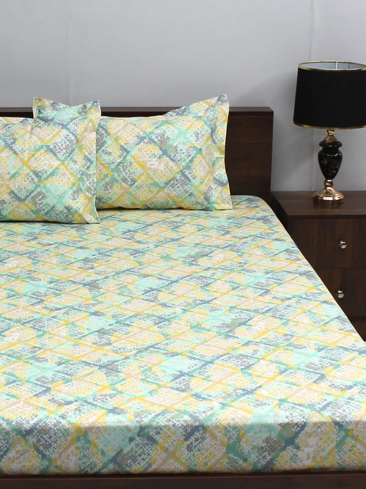Raymond Home Jazzy Double Bedsheet with 2 Pillow Covers