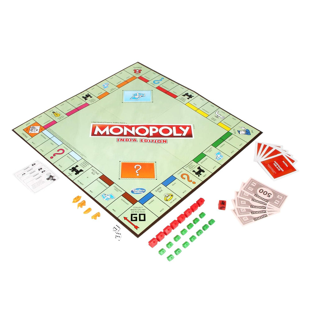 
                  
                    MONOPOLY India Edition Game, Board Game & Puzzles for Families and Friends, Toys for Kids, Boys and Girls Ages 8 and Up, Fantasy Gameplay, Strategy Board Game
                  
                