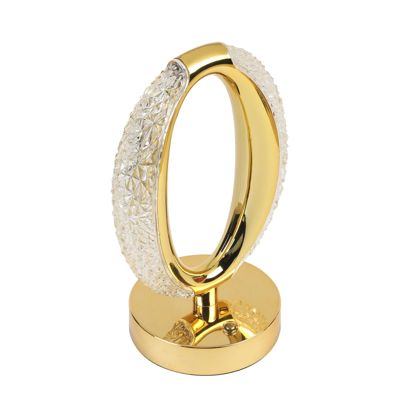 Lexton Rechargeable LED Crystal Table Lamp Oval Design