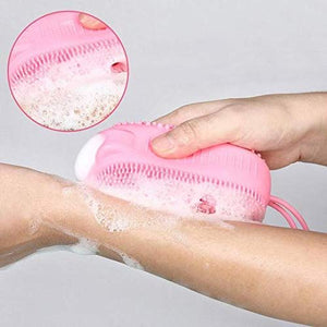 
                  
                    Silicone Bubble Bath Quick Foaming Scrubbing Soft Rubbing Massage Body Cleaner Brush for Shower Bathroom, Random Color
                  
                