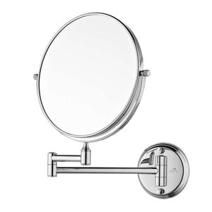 
                  
                    SPARTAN 8" Framed Adjustable Wall Mount Stainless Steel Full Glossy Magnifying Shaving Makeup Grooming Round Mirror for Men Women (Pack of 1, Silver)
                  
                