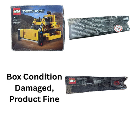 LEGO Technic Heavy-Duty Bulldozer Set 42163 (Box Condition Damaged, Product Fine)
