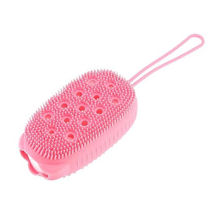 
                  
                    Silicone Bubble Bath Quick Foaming Scrubbing Soft Rubbing Massage Body Cleaner Brush for Shower Bathroom, Random Color
                  
                