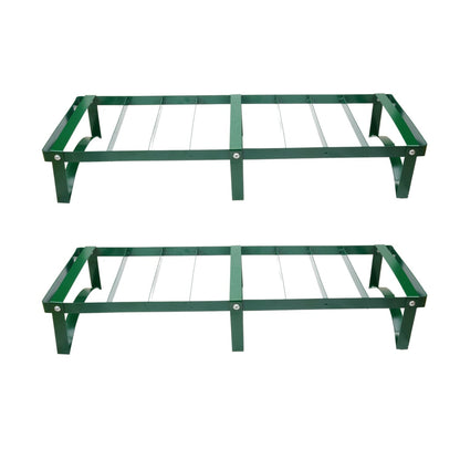 Klassic 24 Inch Folding Plant Stand – Set of 2, Green