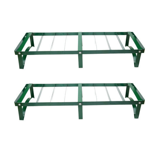Klassic 24 Inch Folding Plant Stand – Set of 2, Green