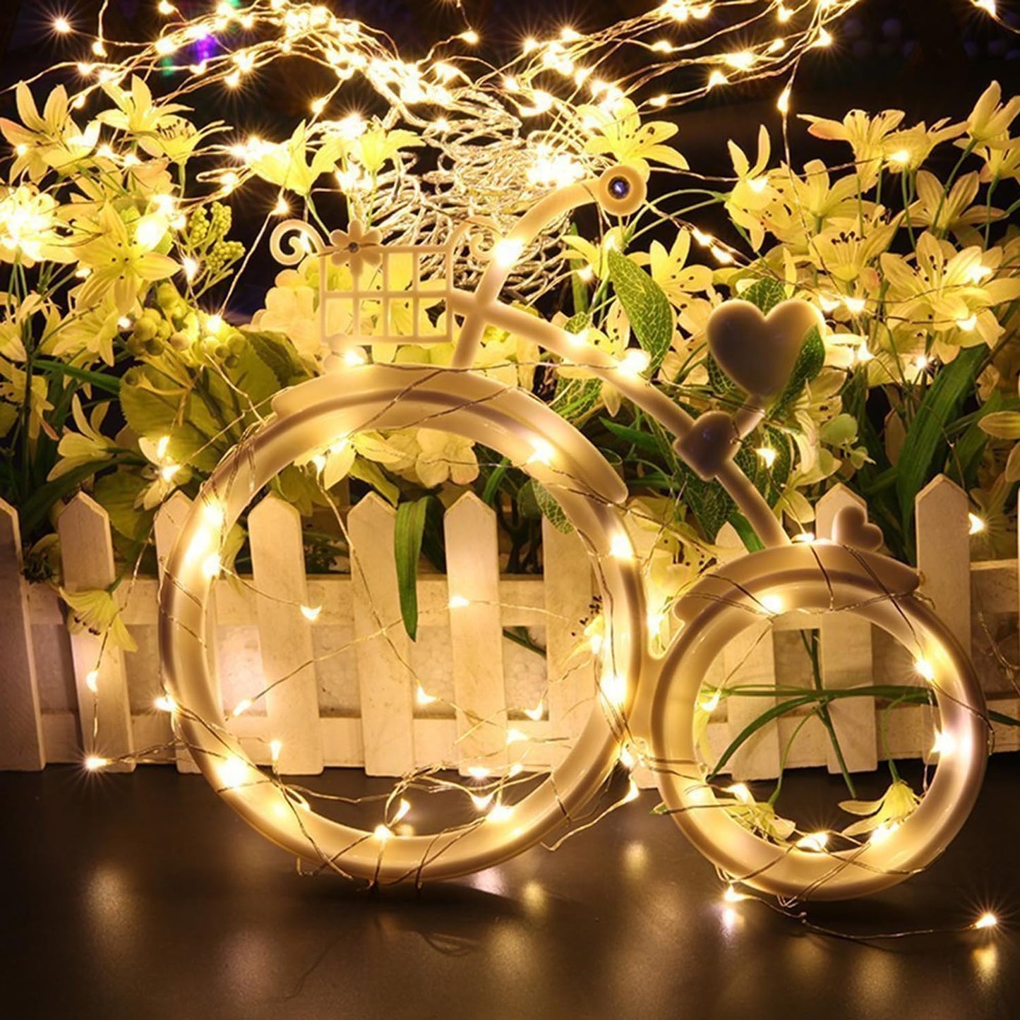 Lexton 5M Copper String Fairy Lights – Warm White