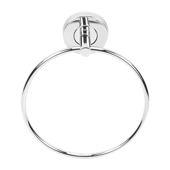 Ocko Stainless Steel Towel Ring | Chrome Finished Napkin Holder Silver