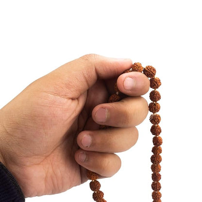 Klassic 5 Mukhi Rudraksha Jaap Mala | 108 Beads for Pooja & Meditation