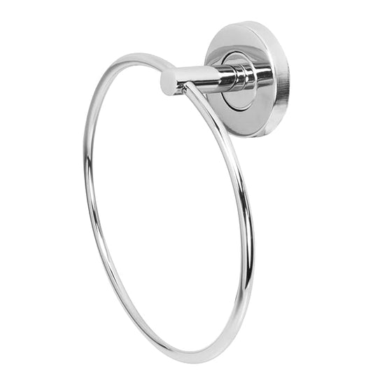 Ocko Stainless Steel Towel Ring | Chrome Finished Napkin Holder Silver