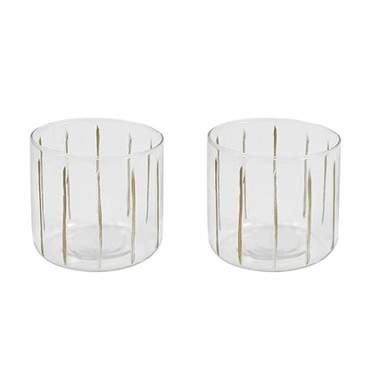 iCraft Handcrafted Golden Spikes T-Light Candle Holders – Set of 2