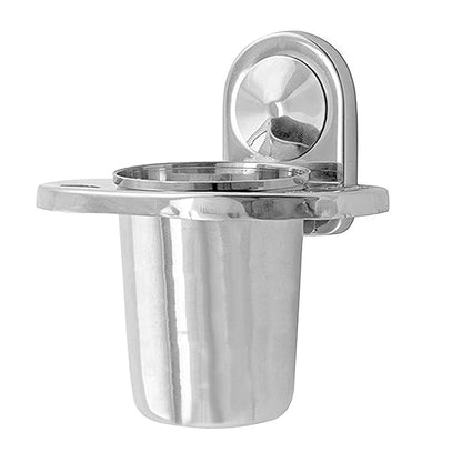 Ocko Stainless Steel Toothbrush Holder Tumbler – Silver (Pack of 1)