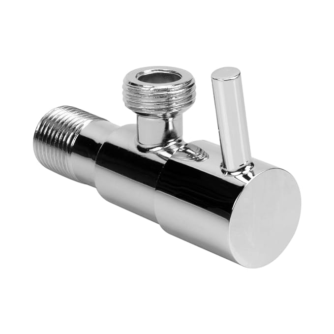 
                  
                    Ocko Flora Chrome Plated Angle Cock/Angle Valve Stop Cock Brass (Silver, Pack of 2)
                  
                