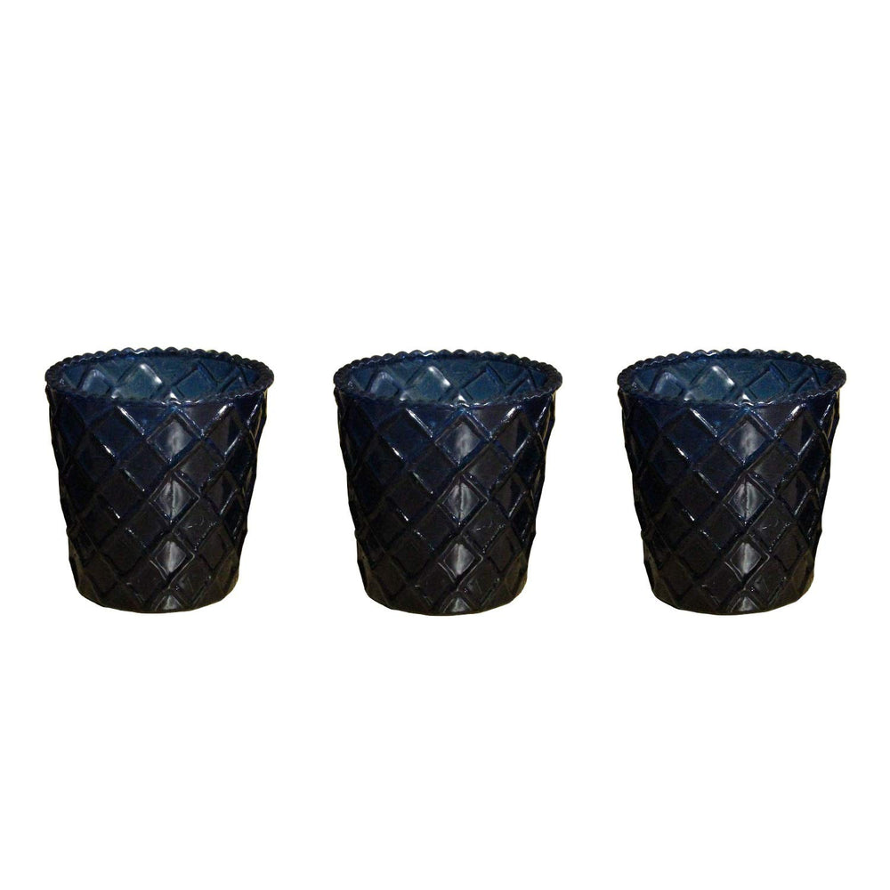 
                  
                    iCraft Decorative Handcrafted Criss Cross Design Fancy T-Light Holders /Candle Holder for Living Room Table Home Decor Indoor Outdoor Decorations (Set of 3)
                  
                