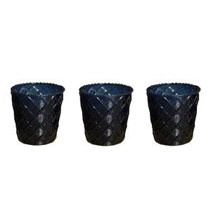 
                  
                    iCraft Decorative Handcrafted Criss Cross Design Fancy T-Light Holders /Candle Holder for Living Room Table Home Decor Indoor Outdoor Decorations (Set of 3)
                  
                