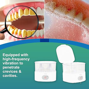 
                  
                    Tokyo Plan Plastic Denture Bath Box Helps Maintain the Hygiene Of the Denture False Teeth Storage Box for Bedside, Car, Travelling (Turquoise)
                  
                