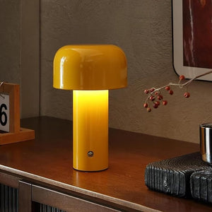 
                  
                    Lexton Rechargeable LED Night Table Lamp | Touch Control with 3 Light Modes | Bedside Lamp for Bedroom, Home Decor, Living Room, Study & Office Use (Yellow Metal Body, Pack of 1)
                  
                
