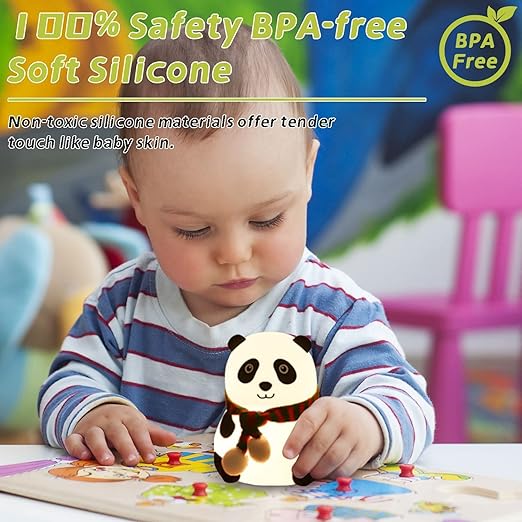 Lexton Silicone Panda Night Light – USB Rechargeable