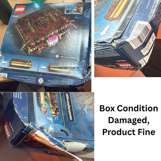 LEGO HARRY POTTER CHOMPING MONSTER BOOK OF MONSTERS  WIZARD TOY 76449 1.0 PACK  (Box Condition Damaged, Product Fine)