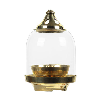 Klassic Prabha Akhand Diya with Borosilicate Glass Shade