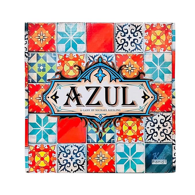 Azul Game, Strategy Tile Placement Board Game | Family Board Games for Adults and Kids - Ages 8 and up, 2 to 4 Players