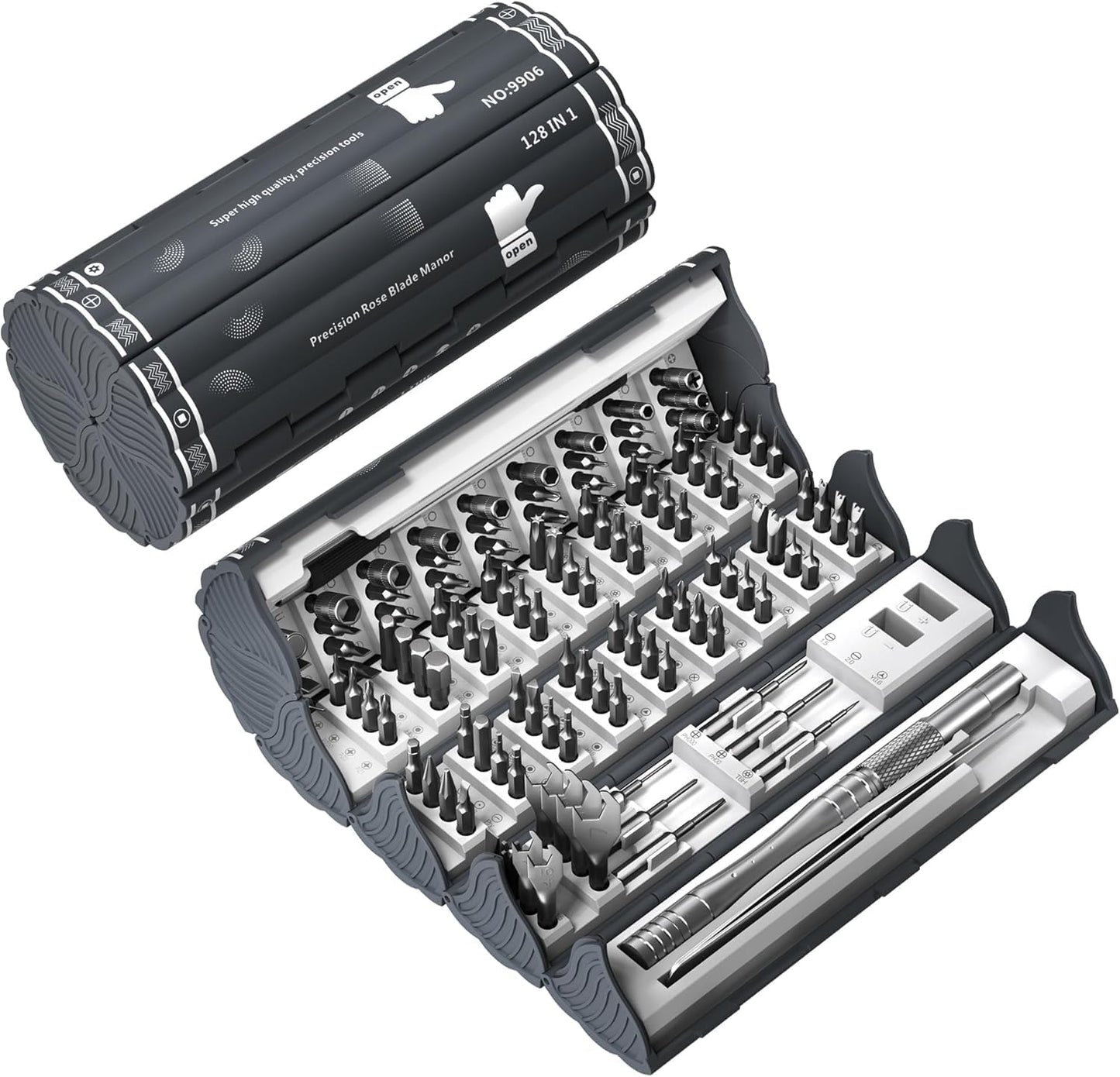 Spartan 128-in-1 Precision Screwdriver Set for Phone, Laptop & Computer Repair