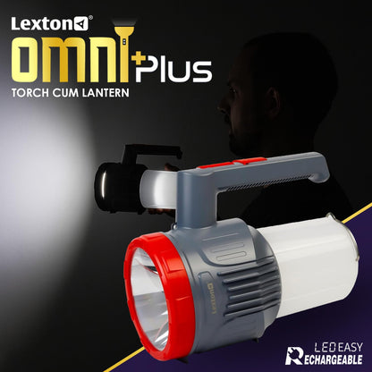 Lexton Omni Plus Rechargeable Torch Lantern, 4000mAh, 5W LED, Type-C iCraft by Eagle