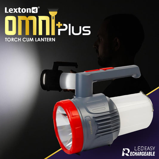 Lexton Omni Plus Rechargeable Torch Lantern, 4000mAh, 5W LED, Type-C iCraft by Eagle