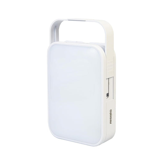 Lexton Litehouse 12W Rechargeable Emergency LED Lamp (96 SMD) | 4000mAh Battery | 3 Modes | Type-C | Power Bank