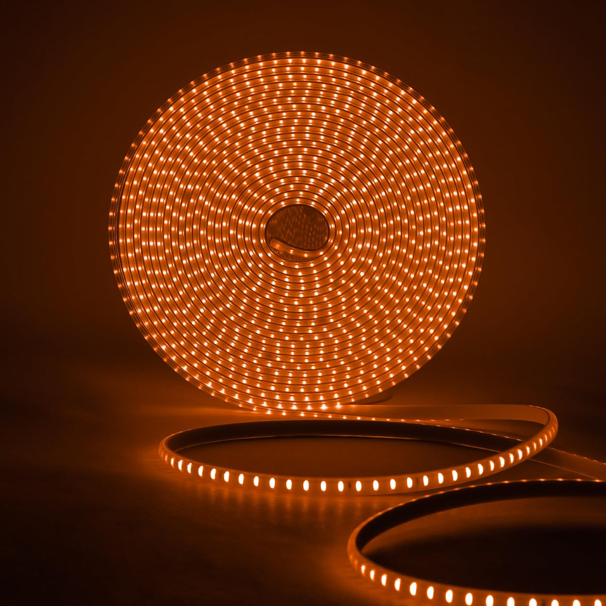 Lexton 10M Orange LED Rope Light with 1200 LEDs