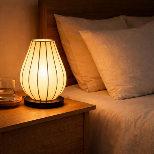 Lexton 10.5 Inch Bedside Table Lamp with Fabric Shade