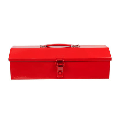 Spartan Metal Tool Box with Handle | Heavy Duty Red Toolbox