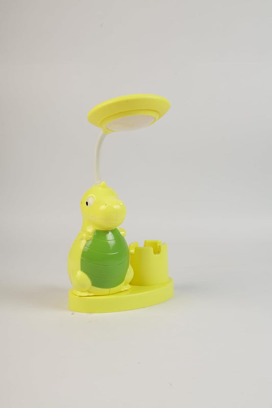 Lexton 11 Inch  Kids Dinosaur Lamp – Fun LED study light with built-in stationery holder.