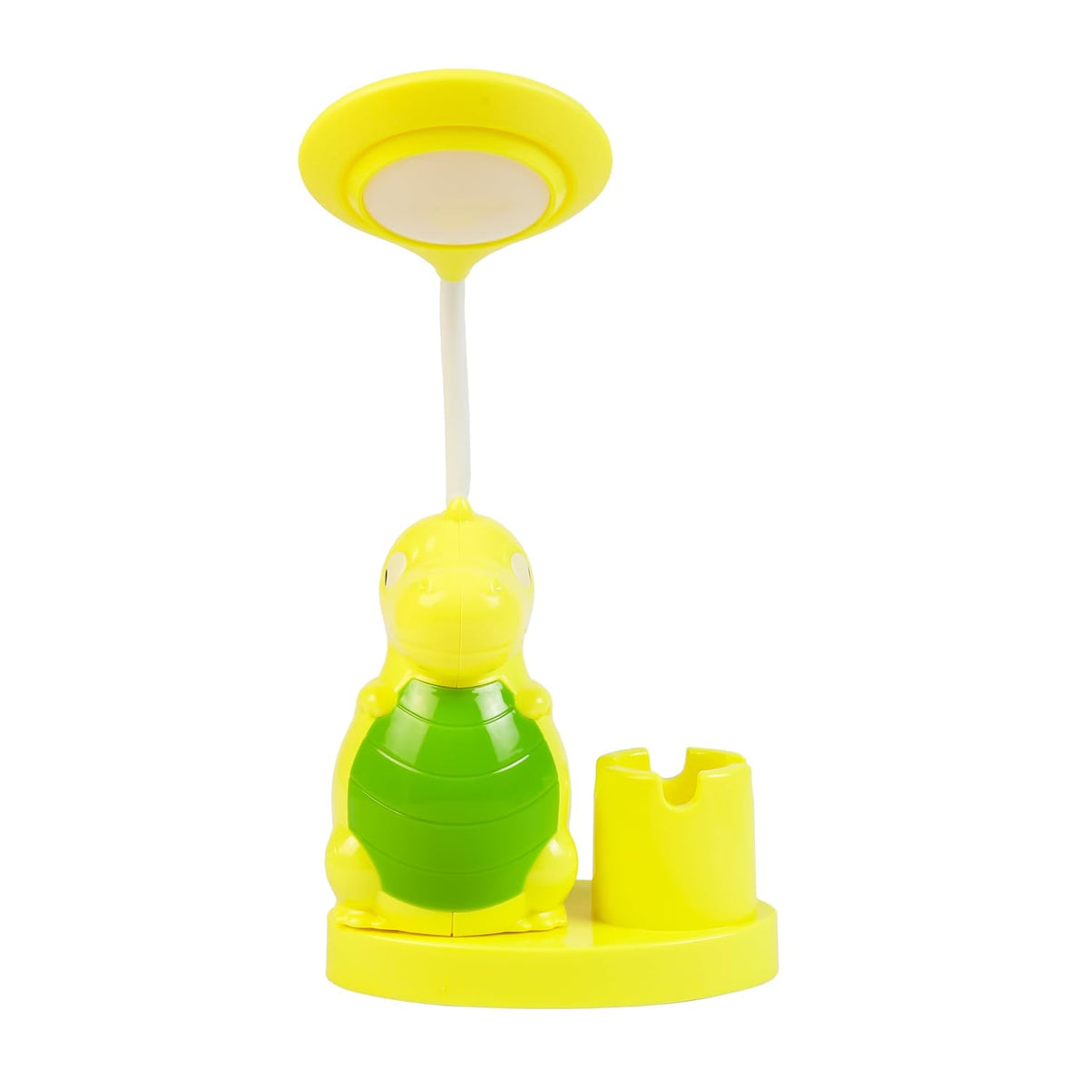 Lexton 11 Inch  Kids Dinosaur Lamp – Fun LED study light with built-in stationery holder.