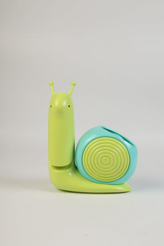 Lexton 8.5-Inch Snail Folding LED Table Lamp with Pen Holder | USB Rechargeable Kids Study Desk Lamp