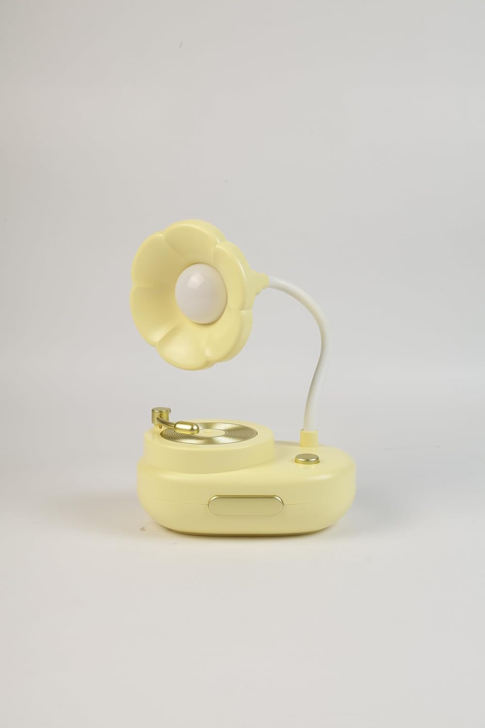Lexton 11-Inch Phonograph LED Table Lamp | Vintage Gramophone Design & Soft Eye-Care Light