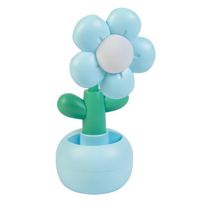 Lexton 9-Inch Flower LED Table Lamp with Pen Holder | Rechargeable Kids Study Light