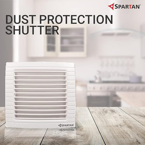 
                  
                    SPARTAN Pro Vento 150 mm 6 inch Exhaust Fan For Kitchen, Bathroom with Strong Air Suction, Rust Proof Body and Dust Protection Shutters | Ivory Cooling Fan | 6 Months Warranty(White)
                  
                