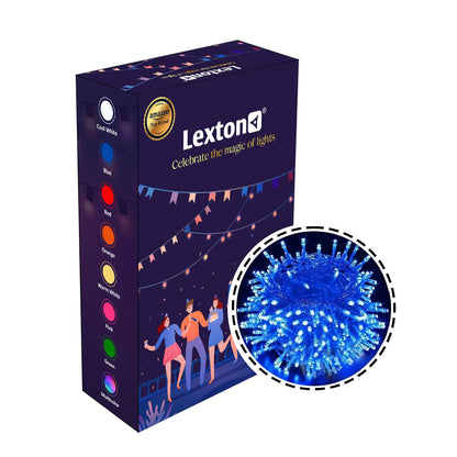 Lexton 40 LED Blue Pixel Fairy String Lights