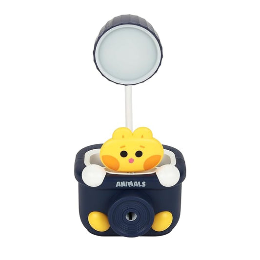 Lexton Camera Shaped LED Study Lamp | Kids Rechargeable Desk Light Blue