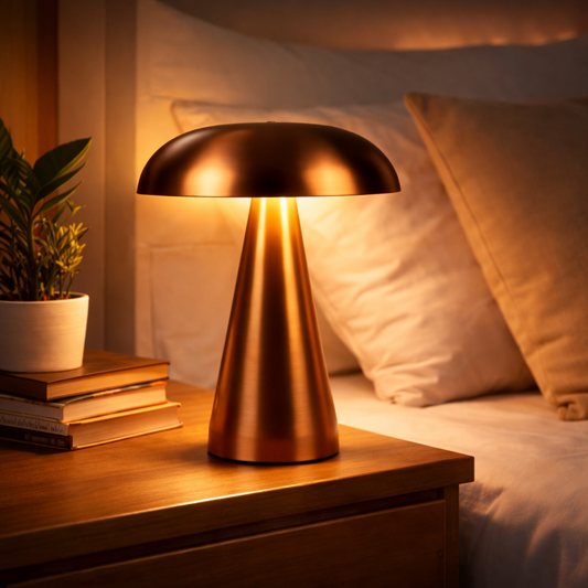 Lexton Premium Rose Gold Touch Control LED Table Lamp iCraft by Eagle