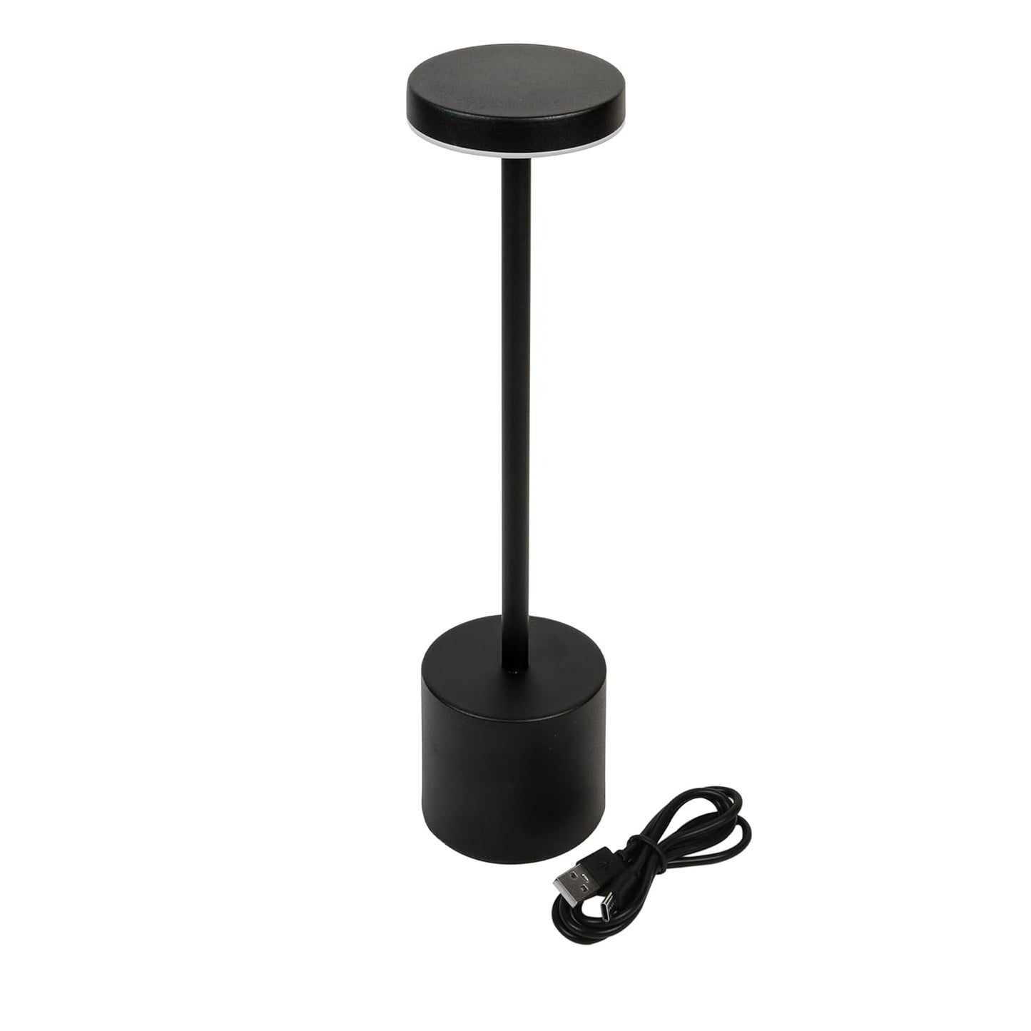 Lexton Rechargeable LED Table Lamp | Portable Cordless Desk Light Black