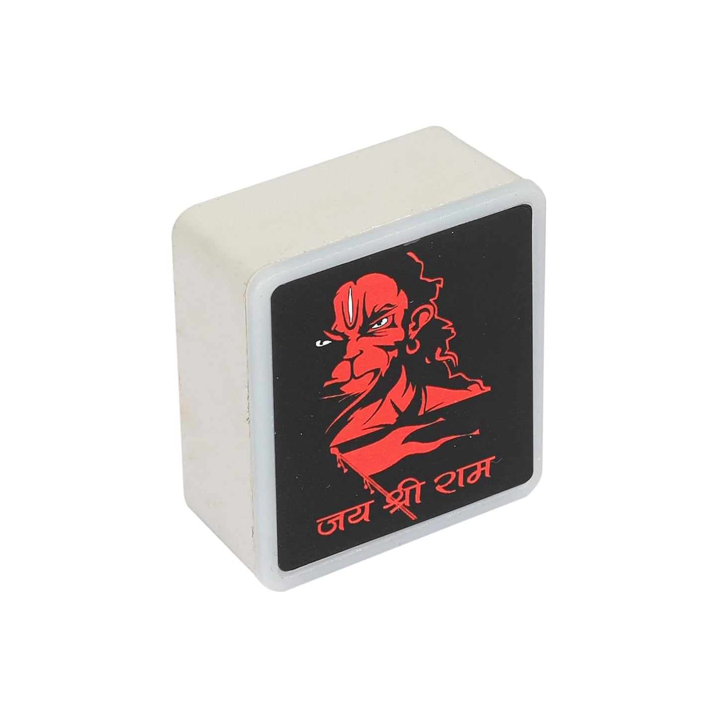 Lexton Jai Shri Ram & Hanuman LED Night Lamp – Warm White, Spiritual Home Decor, 0.5W