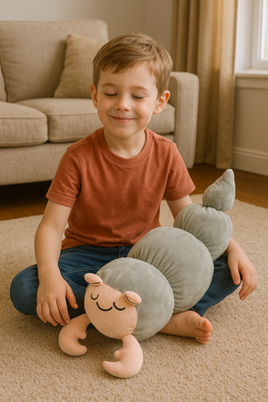 
                  
                    HANKLEY 55cm Adorable Soft Stuff Crab Plush Toy Gift for Birthday, Kids Adults, Hugable Cuddly and Realistic Soft Animal Toy, (Grey Pack of 1)
                  
                