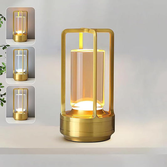 Lexton Cordless Rechargeable Lantern Table Lamp iCraft by Eagle