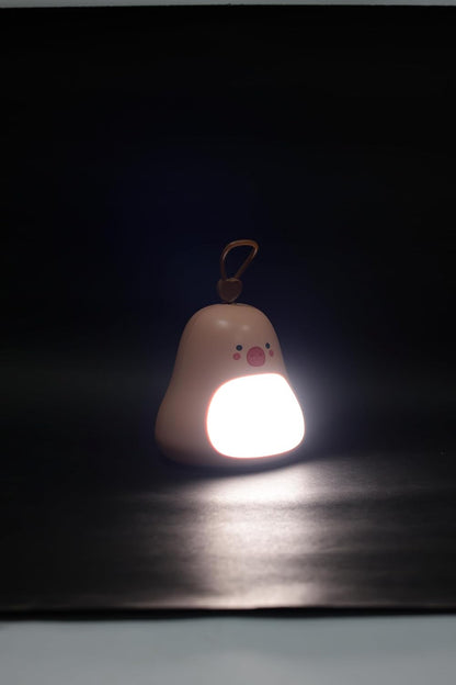 Lexton 6-Inch Warm Baby Light – Portable USB Rechargeable Kids Night Lamp with 3 Brightness Levels