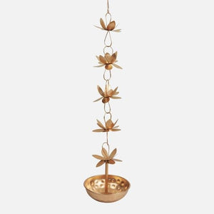 
                  
                    Klassic Flower Hanging Urli Bowl | Metal Wall Hanging Urli for Floating Diya Tea Light Holder & Flower, Diwali Home Decor (Pack of 1, Golden)
                  
                
