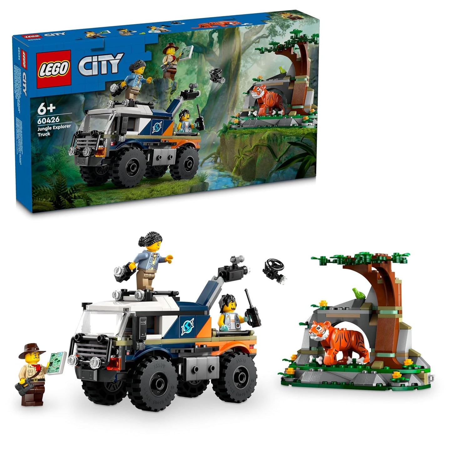 LEGO City Jungle Explorer Off-Road Truck 60426 (Box Condition Damaged, Product Fine)