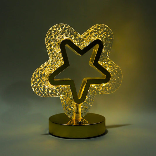 Lexton Star Crystal Night Lamp USB Rechargeable