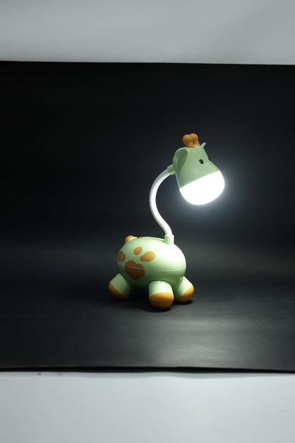 Lexton 9.5-Inch Giraffe LED Table Lamp | Rechargeable Kids Study & Reading Light